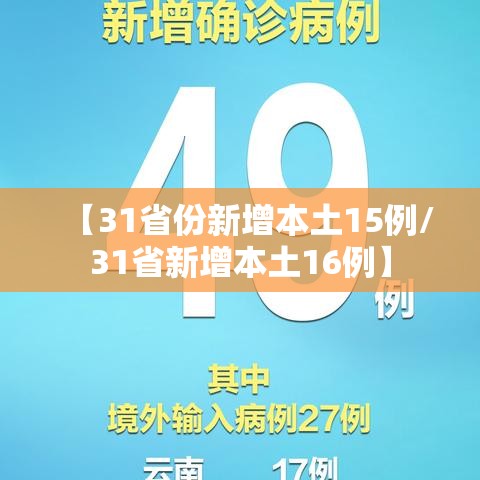 【31省份新增本土15例/31省新增本土16例】 【31省份新增本土15例/31省新增本土16例】